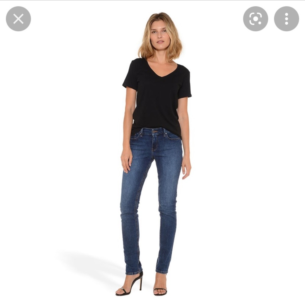Mott & Bow - Slim Boyfriend Jeans - Ridge - Medium/Dark Blue - 27x28